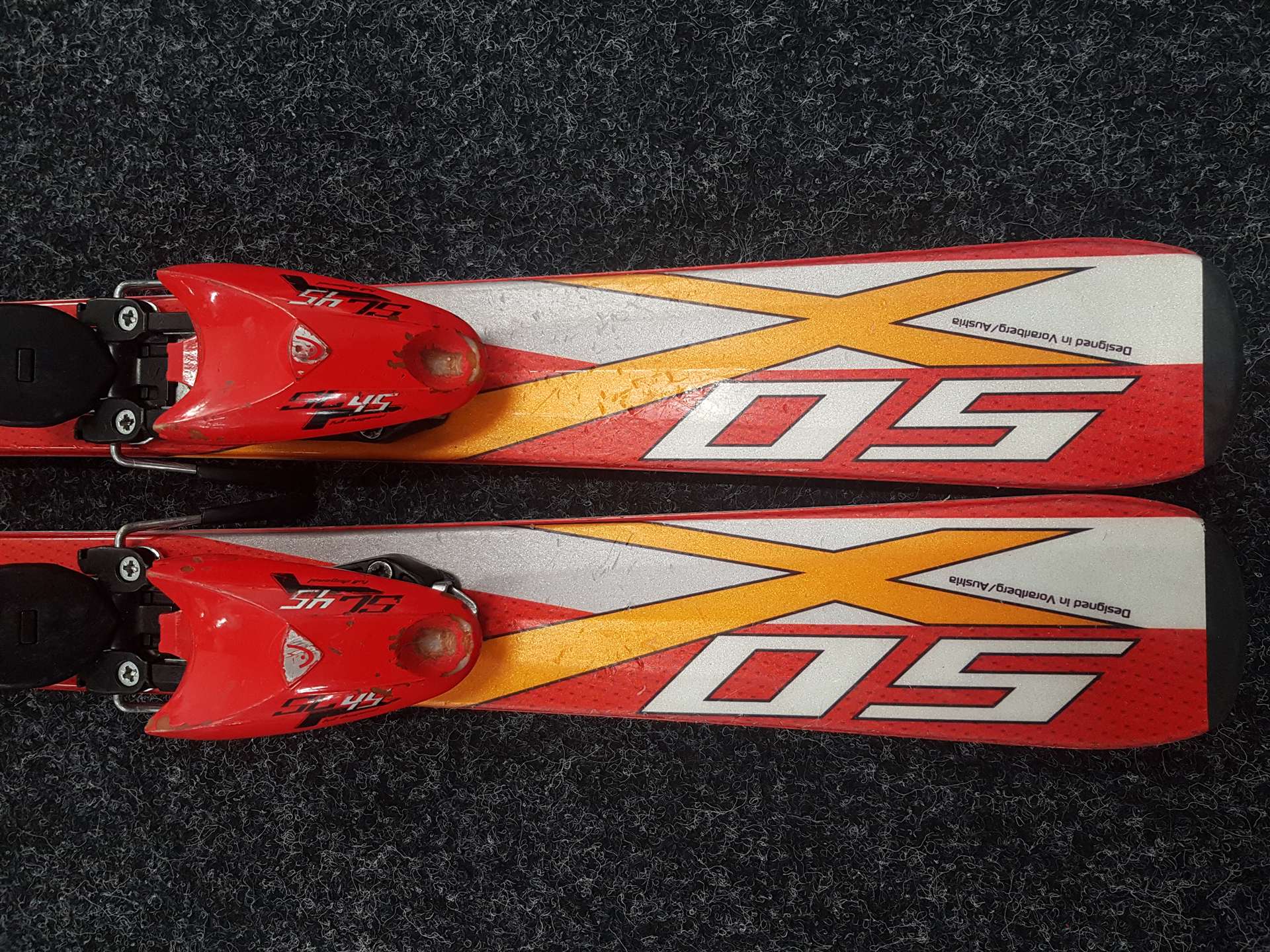 Gebrauchte Kinderski HEAD X RC 50 + Bindungen Head SL 4.5